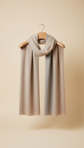 Light Oat Cashmere Scarf